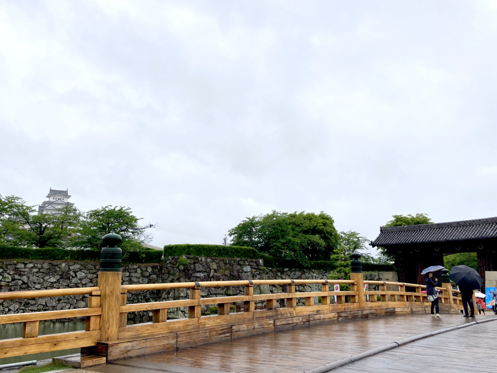 姫路城と大手門